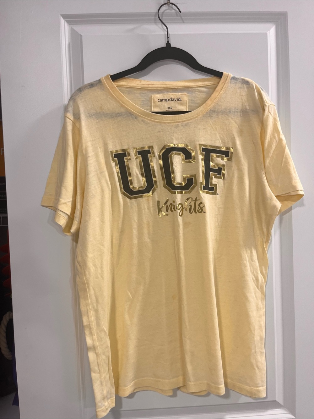 UCF Knights Yellow Short Sleeve Tee